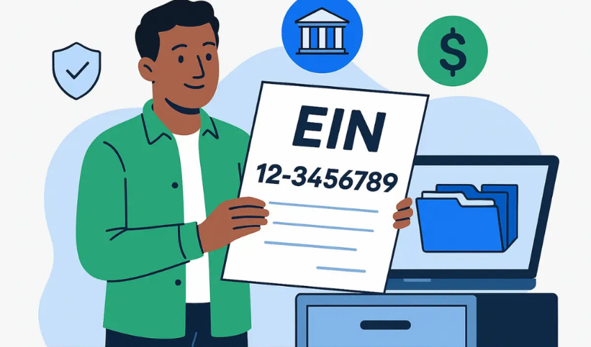IRS sẽ cung cấp cho doanh nghiệp một mã số nhận dạng thuế EIN khi công ty xác nhận thành lập thành công